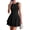 Black, variant on Women's Summer Mini Dress Sleeveless Ruched A Line Ruffle Flowy Short Cute Dresses Party Date Night Outfits