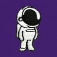 thumbnail image 2 of Dalix Astronaut Embroidered Fleece Cropped Hoodie Cold Fall Winter Women in Team Purple 2XL XX-Large, 2 of 5