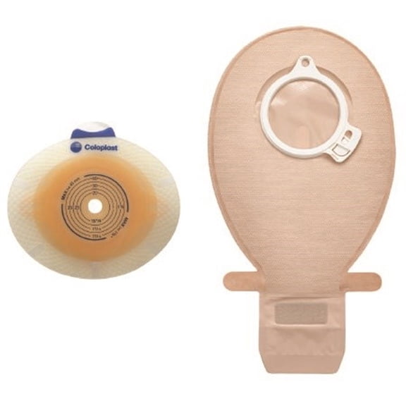 Coloplast Ostomy Barrier SenSura Standard Wear Blue Code Cut-to-Fit, 3/8 to 2-1/4 Inch Stoma, Model 10031