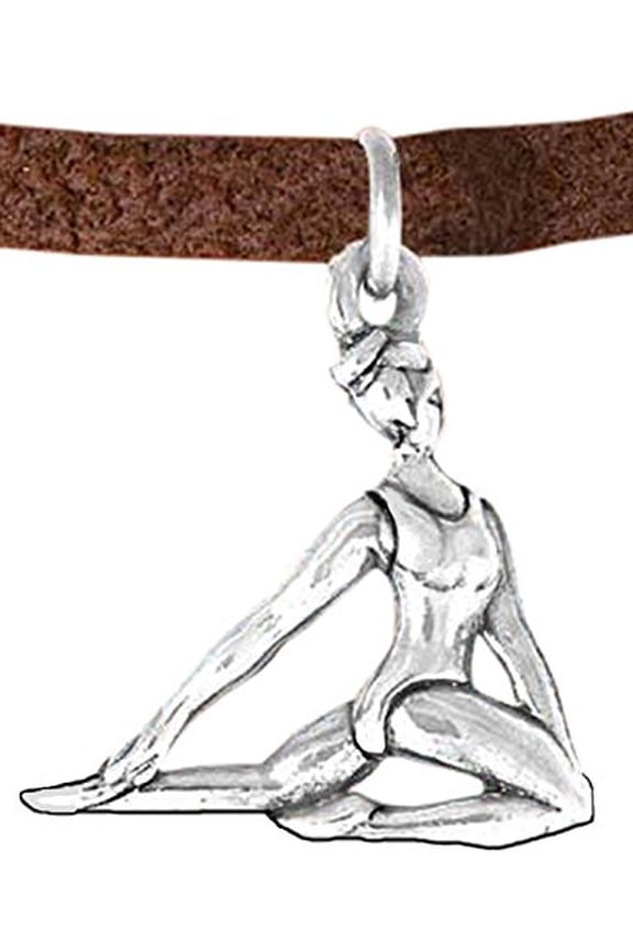 Gymnast Basic Straddle Charm Bracelet, 2007, Hypoallergenic, Safe-Nickel, Lead, & Cadmium Free!