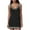 Noir, variante sur WILLBEST Robes Boho pour Femmes Robe Décontractée Élégante pour Femmes pour le Quotidien - pour le Yoga, la Mise en Forme et les Loisirs - Confortable à Encolure en U Sans Manches Coupe Évasée pour le Printemps, l'Été et l'Automne