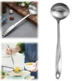thumbnail image 2 of HBFAGFB Long Handle Stainless Steel Hook Turner Or Soup Ladle, Kitchen Cooking Utensil, 2 of 4