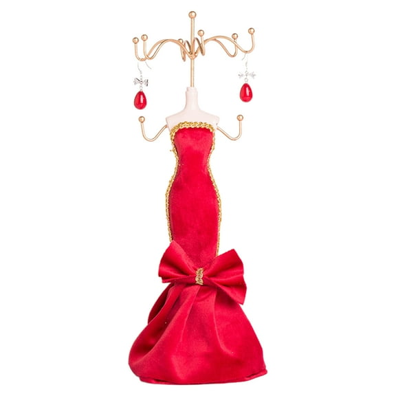 Modern Jewelry Storage Stand Stylish Iron Jewelry Display Rack Fashionable Jewelry Doll Model Stand