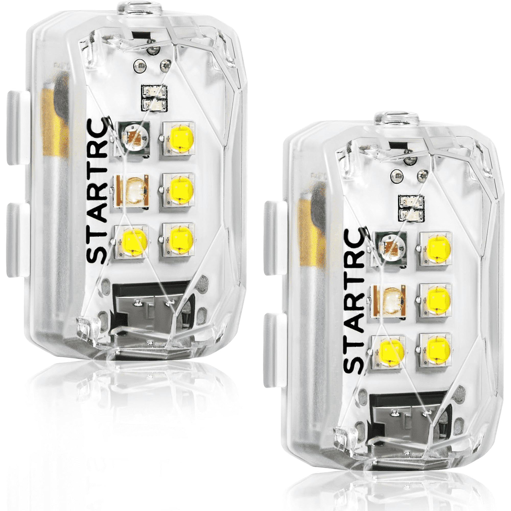STARTRC PHOTO Drone Strobe Light, Rechargeable Anti Collision LED Light for FAA Night Flying, Compatible with DJI Mini 4 Pro, Neo, Avata 2, Air 3S, 2 Pack