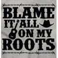 thumbnail image 2 of Blame It On My Roots Country Music Men's Graphic T Shirt Tees Brisco Brands S, 2 of 6