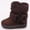 Coffee, variant on Babysbule Girls Shoes Toddler Snow Boots For Boys Girls Kids Outdoor Shoes Non Slip Booties With Side Zipper