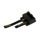 thumbnail image 2 of Clip de conexión de alimentación digital para trenes en miniatura, escala HO, pieza de repuesto, escala 1:87, modelo Negro, 2 of 9