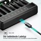 thumbnail image 5 of Cargador de batería rápido universal de 8 ranuras para baterías recargables Aa Aaa Ni-mh Ft, 5 of 5