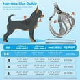 thumbnail image 3 of PcEoTllar Dog Harness and Leash Combo, Escape Proof No Pull Vest Harness, Step-in Reflective Adjustable Soft Padded Pet Harness for Small to Large Dogs, Gray XS, 3 of 12