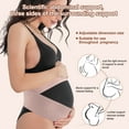 thumbnail image 3 of Unique Bargains Pregnancy Belly Band for Pregnant Women Breathable Maternity Belt Adjustable Pregnancy Belly Support Band Large Pink, 3 of 7