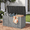 Gray, variant on SOLAURA 75 Gallon Outdoor Storage Deck Box Waterproof Resin Patio Storage Box for Outside Cushions, Garden Tools and Pool Toys , Black