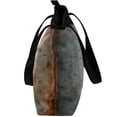 thumbnail image 4 of Paw Print Canvas Leather Mix Handbag with Twill, Sponge, and Jeanette Materials - 30x10.5x39cm/11.8x4.1x15.4in Size, 4 of 5