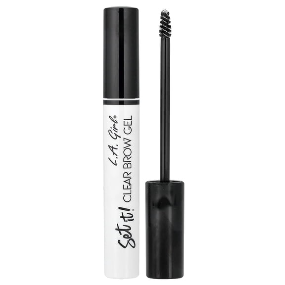 L.A. Girl Set It! Clear Brow Gel, GBG390 Clear, 0.08 fl oz (2.5 ml)