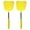 Yellow, variant on 2Pcs Telescopic Fly Swatters with Anti-Slip Handle Extendable Fly Swatters Manual Bugs Killer Tools for Indoor Outdoor