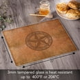 thumbnail image 5 of CounterArt Leather Lonestar 3mm Tempered Glass Cutting Board 15" x 12", 5 of 7