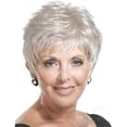 thumbnail image 2 of Fashionable Light Blonde Pixie Hair Wig Synthetic Wigs, Cosplay and Daily Use, 2 of 5