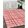 thumbnail image 3 of Ahgly Company Machine Washable Indoor Rectangle Transitional Deep Rose Pink Area Rugs, 3' x 5', 3 of 7