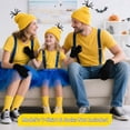 thumbnail image 2 of Juego de 5 piezas de disfraces de Halloween para mujeres adultas y niñas, gorro amarillo, tutú, anteojos, tirantes – Conjunto de disfraces para fiesta de cosplay, 2 of 3