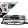 thumbnail image 2 of LABLT Front Bumper Hood Grille Upper Chrome Replacement for Sierra 1500 Denali 2019-2021, 2 of 7