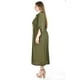 thumbnail image 2 of Vestido camisero midi Roman Fashion /Tallas Extras, 2576 (Verde militar) verde oscuro 40, 2 of 6