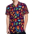 thumbnail image 4 of High Quality Hawaiian Shirts for Men Short Sleeve Aloha Beach Shirt Floral Summer Casual Button Down Shirts Blouses EUBUZF, 4 of 7