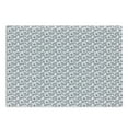 thumbnail image 1 of Grey and White Cutting Board, Romantic Rose Bouquet with Swirls and Leaves Monochrome Nature Growth, Decorative Tempered Glass Cutting and Serving Board, Large Size, Grey and White, by Ambesonne, 1 of 1