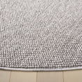 thumbnail image 3 of SAFAVIEH Martha Stewart Rebeca Solid Area Rug, Grey, 6'7" x 6'7" Round, 3 of 10