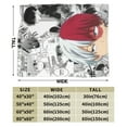 thumbnail image 6 of My Hero Academia Blanket, Anime Throw Blanket For Couch Sofa Bed, Soft Cozy Lightweight Warm Flannel Blanket, Home Decor, Anime Gifts For Boys Girls Kids Teens, 80"X60", 6 of 9