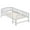 White #2, variant on PORKISS Twin Size Platform Bed, Solid Wood Toddler Bed with Fence Guardrail, Twin Size Bed Frame for Kids Boys Girls, Montessori Bed, No Box Spring Needed, Natural