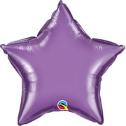 20 inch Star - Chrome Purple Qualatex Foil Mylar Balloon - Party Supplies Decorations