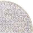 thumbnail image 4 of SAFAVIEH Cambridge Leslie Geometric Wool Area Rug, Lavender/Ivory, 6' x 6' Round, 4 of 4