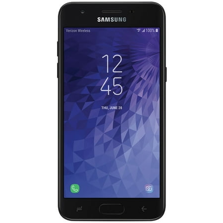 Samsung Galaxy J3 (2018) J337V 16GB Verizon Phone w/ 8MP Camera - Black (Best Verizon Phone Camera 2019)