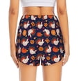 thumbnail image 4 of Goofa Turkey And Thanksgiving Printed Women 2 in 1 Running Shorts,Quick Dry Athletic Workout Shorts,High Waisted Athletic Shorts with Liner Pockets-, 4 of 9