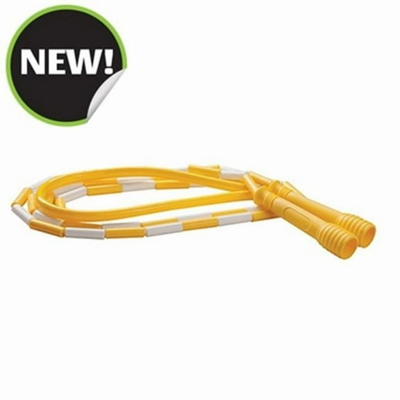 Champion Sports  8 ft. Deluxe XU Beaded Jump Rope, Yellow