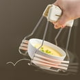 thumbnail image 1 of Pinza para platos de cocina BuyWeek Acero inoxidable Con tiras de silicona, 1 of 12