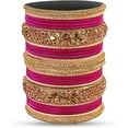 thumbnail image 4 of Indian Ethnic Partywear Handmade Bangles for Women – Elegant Traditional Jewelry Perfect for Weddings, Festivals & Everyday Wear, 4 of 6