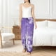 thumbnail image 4 of Balery Snowflakes Pantalones de pijama para mujer, pijamas ultraligeros, pantalones de estar por casa-Medium, 4 of 6