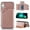 Rosegold, variant on Mantto for iPhone XS/X Wallet Case, Double Magnetic Clasp Back Flip Kickstand with RFID Blocking Credit Card Holder Folio Durable Leather Phone Cases for Women Men Girls,Rosegold
