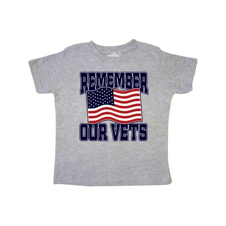 

Inktastic Veteran Remember our Vets Gift Toddler Boy or Toddler Girl T-Shirt