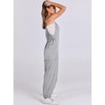thumbnail image 4 of ANRABESS Harem Jumpsuit for Women Sleeveless Baggy Overalls Romper with Pockets, Drawstring Loose Summer One Piece Outfit Size L, 4 of 8