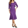 thumbnail image 1 of INSPIRE CHIC Vestido de Invitada de Boda para Mujeres Conjuntos de Noche de 2 Piezas Vestidos Sin Mangas con Chaqueta S Púrpura, 1 of 5
