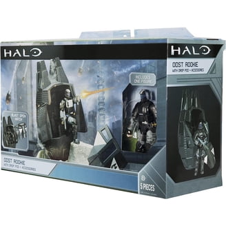 HALO UNSC Mantis & Spartan EVA Figure - World Of Halo Deluxe Armor Defense System With Adjustable Weapons