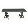 thumbnail image 2 of Benzara BM196801 Industrial Metal Coffee Table with Adjustable Height & Nailhead Accents, Black - 18 x 48 x 24 in., 2 of 4