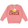 thumbnail image 2 of Inktastic One Cute Chick Toddler Sweatshirt, 2 of 4