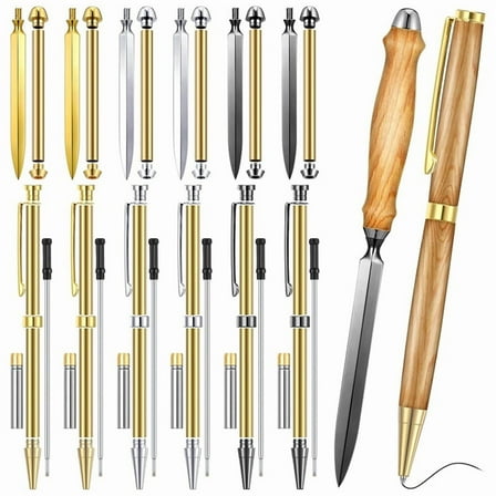 Letter Opener Kit and Pen Kits for Woodturning Project 7mm Envelope Slitter Paper Mail Opener Tool Knives Turning