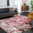 thumbnail image 3 of SAFAVIEH Skyler Joisse Distressed Area Rug, Pink/Ivory, 4' x 4' Round, 3 of 6