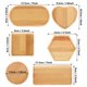 thumbnail image 2 of Posavasos De Bambú Con Mosaico Diy, Bandejas De Base En Blanco, Posavasos Para Vasos, Posavasos Para Plantas, Placa Artística (Paquete De 6 Azulejos De Mosaico No Incluidos), 2 of 5