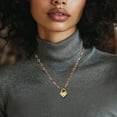 thumbnail image 2 of Ross-Simons Italian 14kt Yellow Gold Floral Embroidery Heart Locket Necklace, Women's, Adult, 2 of 8