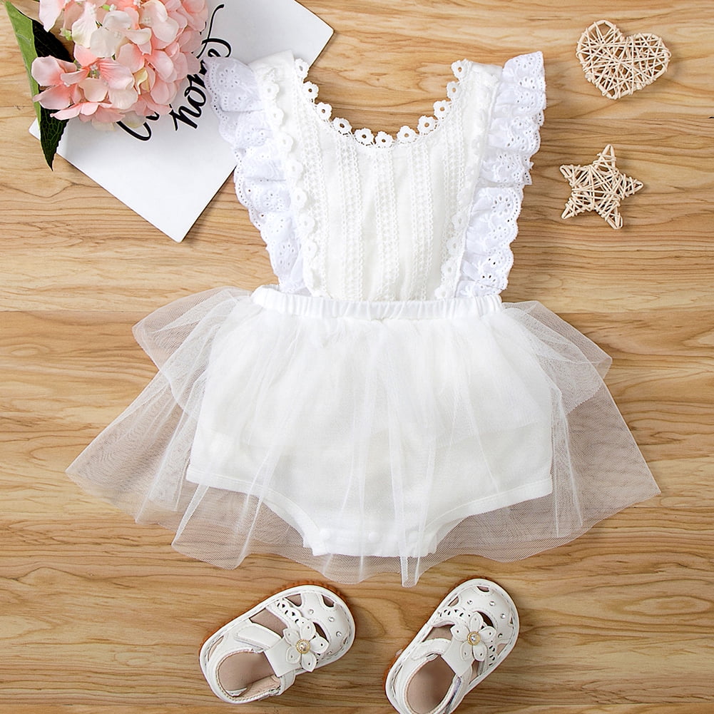 New Princess Romper Dress For Girls V-Neck Wedding Bridesmaid Party Kids Clothes 
