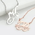 thumbnail image 3 of Personalized Planet Women's Sterling Silver Initial and Name Pendant, 3 of 4